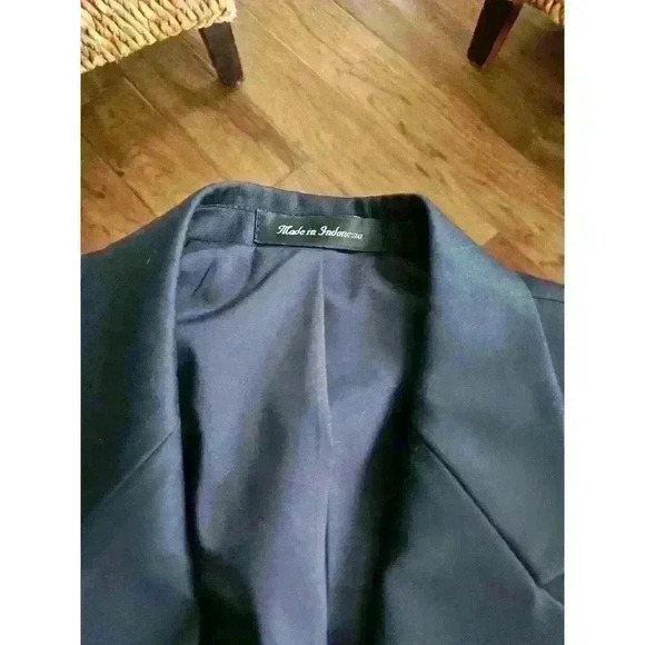 Lauren Ralph Lauren Pure Woolmark 100% Wool-Laine Coat Blazer Blue Men's 40 - Picture 4 of 10